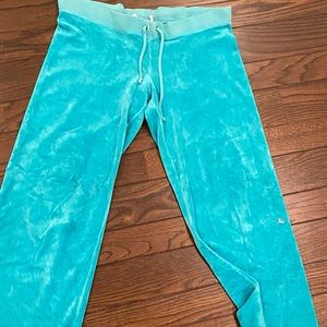 JUICY COUTURE TURQUOISE TRACKSUIT PANTS
